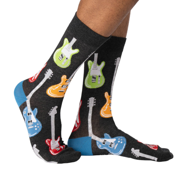 Men's Big & Tall Electric Guitars Socks
