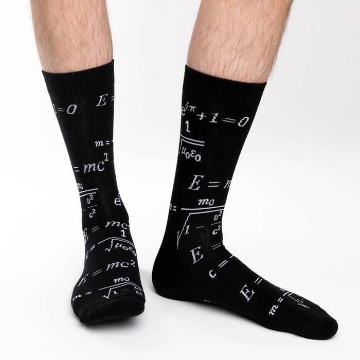 Men's Big & Tall Math Equations Socks
