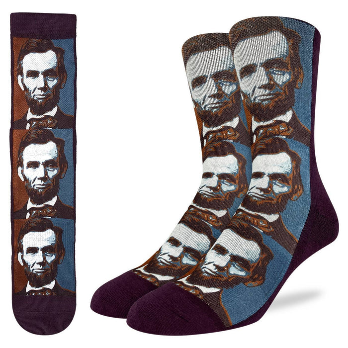 Men's Abraham Lincoln, Portrait Socks