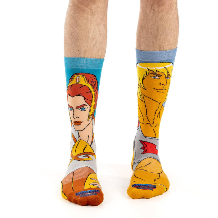 Men's Masters of the Universe, He-Man and Teela Socks